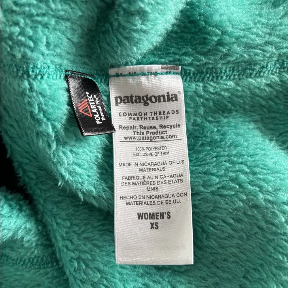 Patagonia - Re-Tool Snap-T Pullover - Womens - Small - Teal - Picture 5 of 7